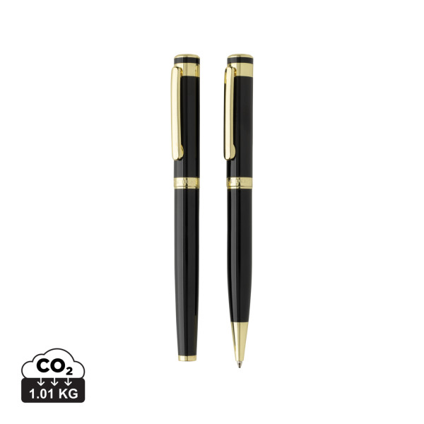 Swiss Peak Luca RCS recycled brass deluxe pen set