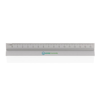 15cm. Aluminum triangular ruler