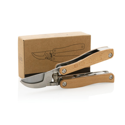 Wooden garden multi-tool