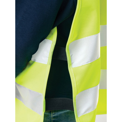 GRS recycled PET high-visibility safety vest 3-6 years