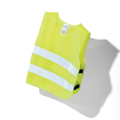 GRS recycled PET high-visibility safety vest 3-6 years