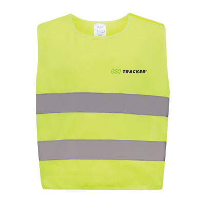 GRS recycled PET high-visibility safety vest 3-6 years