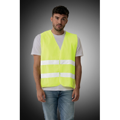 GRS recycled PET high-visibility safety vest