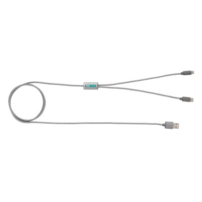 3-in-1 braided cable