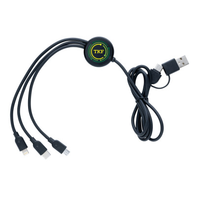 RCS recycled TPE and recycled plastic 6-in-1 cable