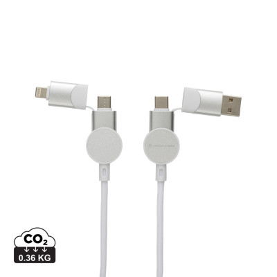 Oakland RCS recycled plastic 6-in-1 fast charging 45W cable