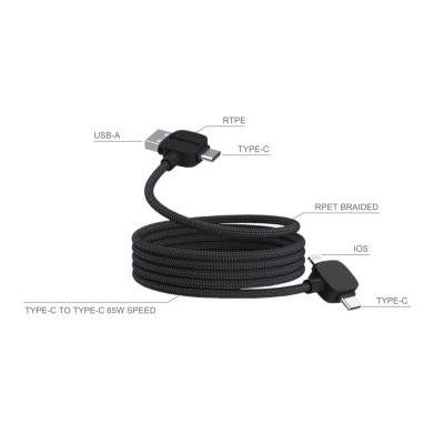 Urban Vitamin Stockton 65W RCS RTPE/RPET magnetic cable