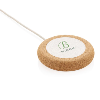 Cork and Wheat 5W wireless charger