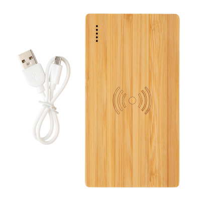 Bamboo 4.000 mAh belaidis 5W Powerbank