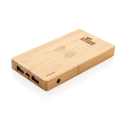 Bamboo 4.000 mAh belaidis 5W Powerbank