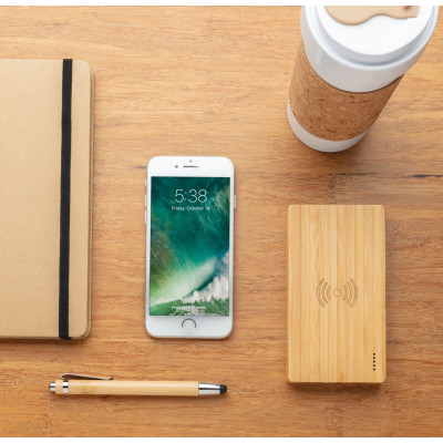 Bamboo 4.000 mAh belaidis 5W Powerbank