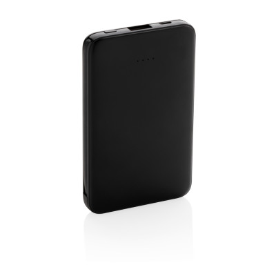 5.000 mAh Pocket Powerbank su integruotais laidais