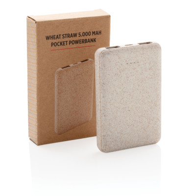 Wheat Straw 5.000 mAh Pocket Powerbank