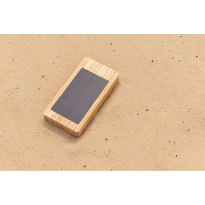 Sunwick 10.000 mAh Bamboo solar powerbank