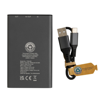  Terra RCS perdirbto aliuminio maitinimo blokas 5 000 mAh