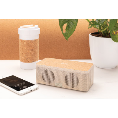 Wheatstraw wireless charging speaker