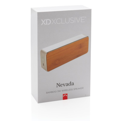 Nevada Bamboo 3W wireless speaker