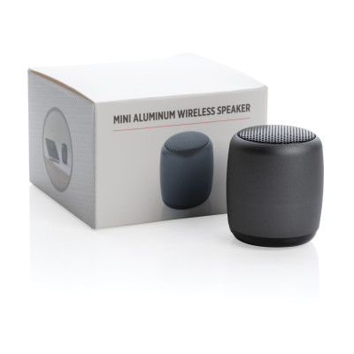 Mini aluminium wireless speaker