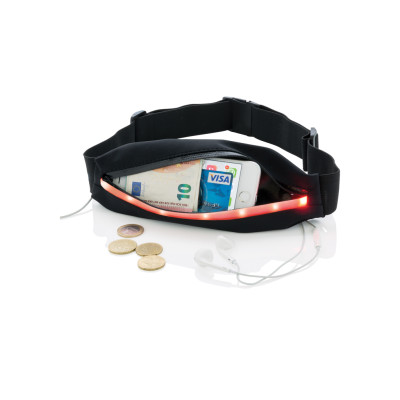 Running belt with LED