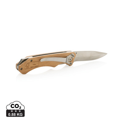 Wooden outdoor knife