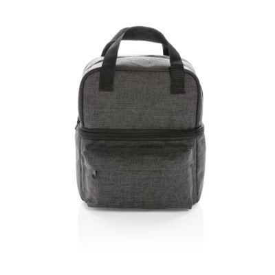 Cooler bag with 2 insulated compartments