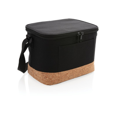 Two tone cooler bag with cork detail