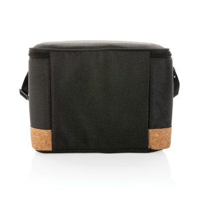 Impact AWARE™ XL RPET two tone cooler bag with cork detail