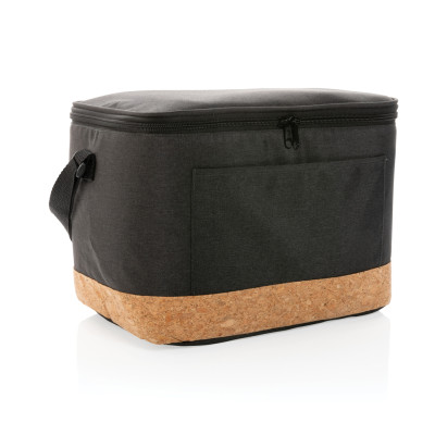 Impact AWARE™ XL RPET two tone cooler bag with cork detail