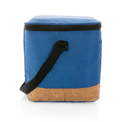 Impact AWARE™ XL RPET two tone cooler bag with cork detail