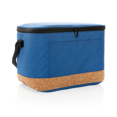 Impact AWARE™ XL RPET two tone cooler bag with cork detail