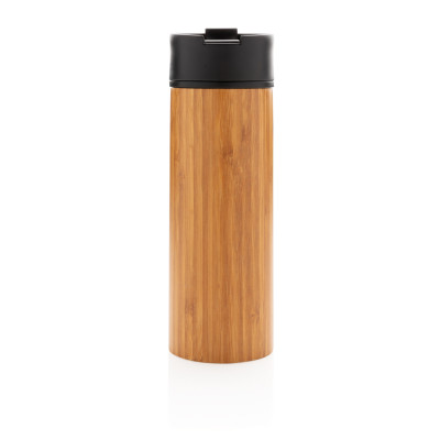 Bogota vacuum bamboo coffee mug