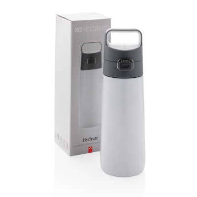 Hydrate leak proof lockable vacuum bottle