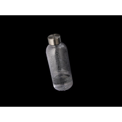 Leakproof water bottle with metallic lid