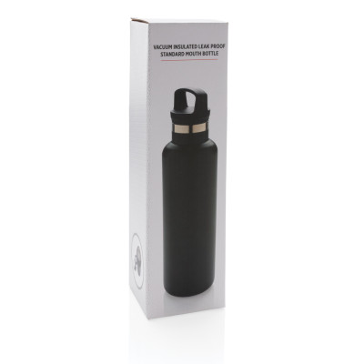 Vacuum insulated leak proof standard mouth bottle