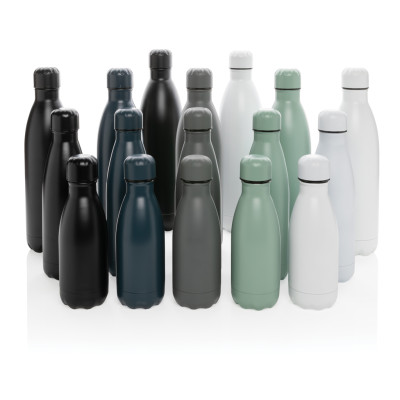 Solid colour vacuum stainless steel bottle 1L