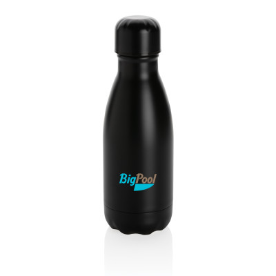 Solid colour vacuum stainless steel bottle 260ml