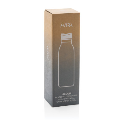 Avira Alcor RCS Re-steel vienos sienelės vandens butelis 600ml