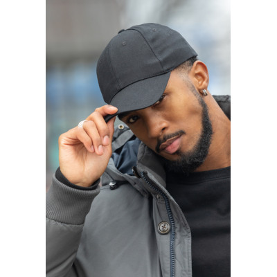 Impact 6 panel 280gr Recycled cotton cap with AWARE™ tracer