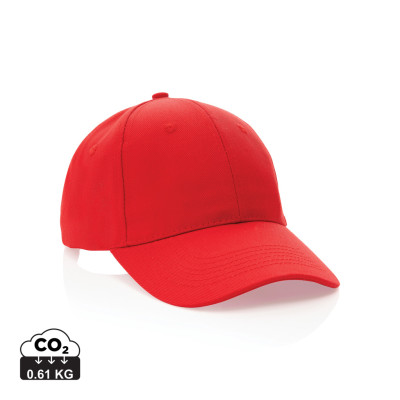 Impact 6 panel 280gr Recycled cotton cap with AWARE™ tracer