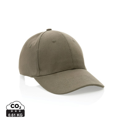 Impact 6 panel 280gr Recycled cotton cap with AWARE™ tracer