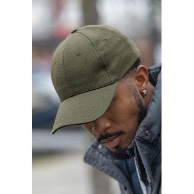 Impact 6 panel 280gr Recycled cotton cap with AWARE™ tracer