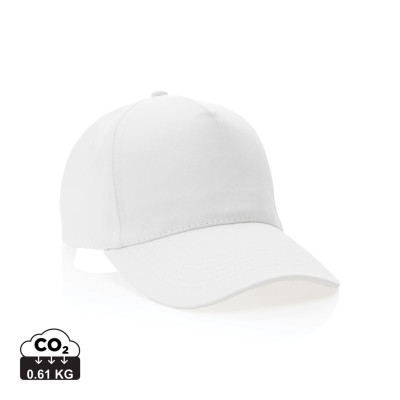 Impact 5panel 280gr Recycled cotton cap with AWARE™ tracer