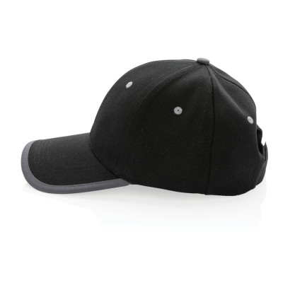 Impact AWARE™ Brushed rcotton 6 panel contrast cap 280gr