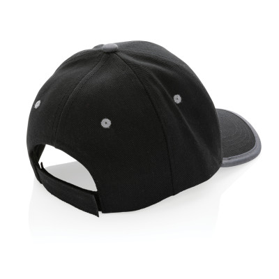 Impact AWARE™ Brushed rcotton 6 panel contrast cap 280gr