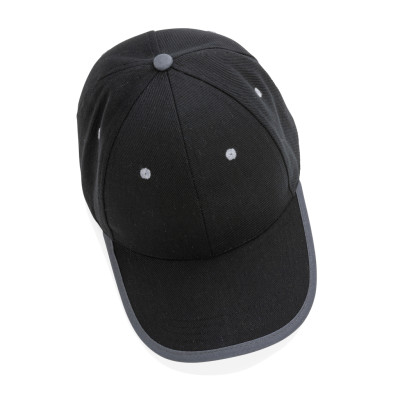 Impact AWARE™ Brushed rcotton 6 panel contrast cap 280gr