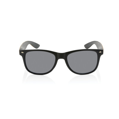 GRS recycled PC plastic sunglasses with cork