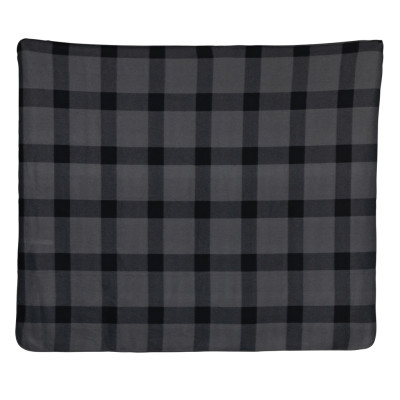 Soft plaid fleece blanket