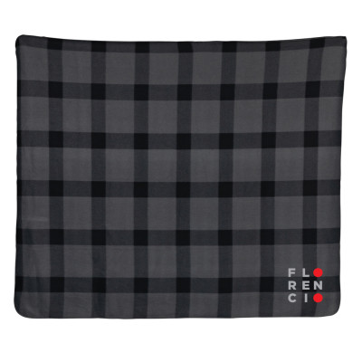 Soft plaid fleece blanket