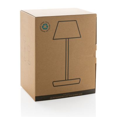 Pure Glow RCS usb-rechargeable recycled plastic table lamp