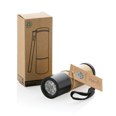 Bamboo and RCS certfied recycled plastic torch